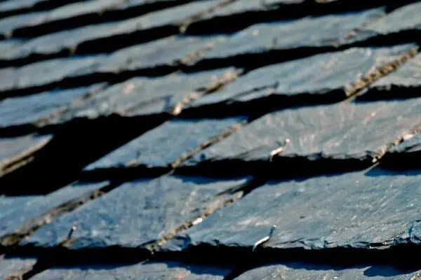 Natural slate roofing material